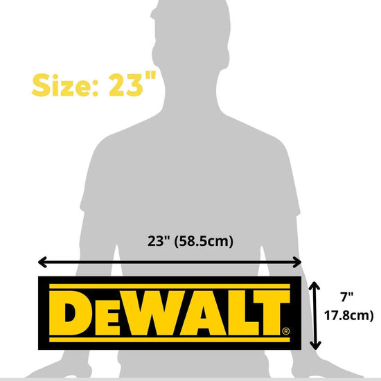 DeWalt Tool LED Lightbox Fully Dimmable & Powered by USB Different Sizes - FYLZGO Signs