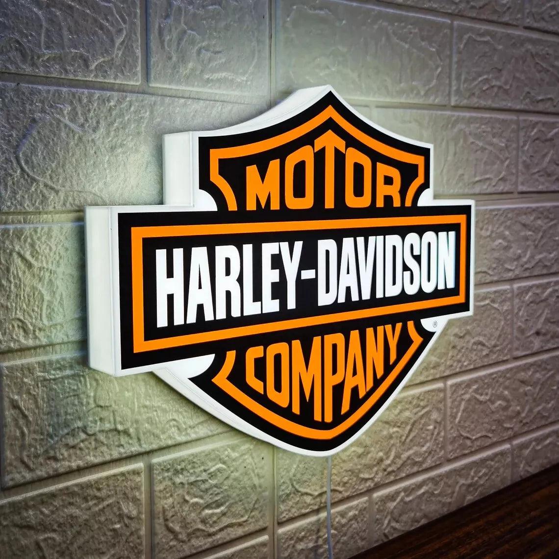 Motorcycle Garage Led Sign, Bar Decor, Man Cave Decor USB Powered with LED - FYLZGO Signs