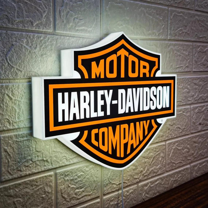 Motorcycle Garage Led Sign, Bar Decor, Man Cave Decor USB Powered with LED - FYLZGO Signs