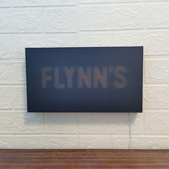 Flynn's Arcade LED Lightbox USB Powered & Dimmable Perfect for Gaming Room - FYLZGO Signs