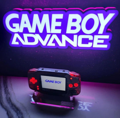 GameBoy logo 3D printing lightbox powered by USB with dimm Wall art Decor Man cave - FYLZGO Signs