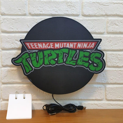 TMNT Teenage Mutant Ninja Turtles Fan Art 3D Lightbox Fully Dimmable USB Power Supply - FYLZGO Signs