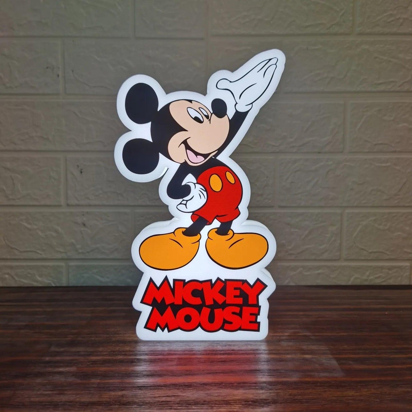 Vintage Mickey Mouse LED logo Dimmable & USB Power Vintage Disney Home Décor - FYLZGO Signs