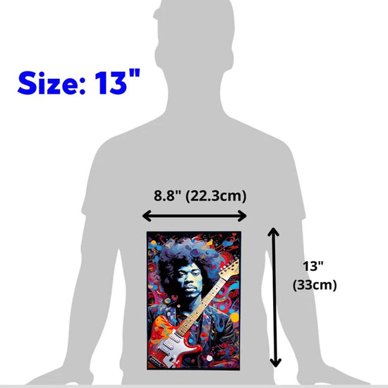 Luminous Canvas LED Lightbox Captivating Portrait of Colorful Jimmy Hendrix - FYLZGO Signs