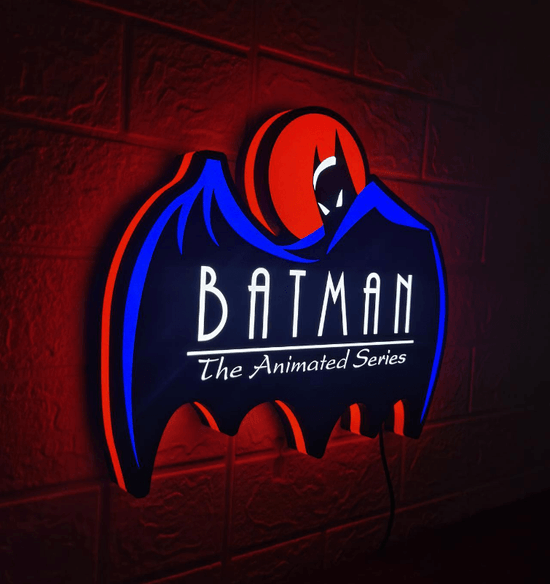 Batman The Animated Series 3D Printed Lightbox Fully Dimmable Great For Night Light - FYLZGO Signs