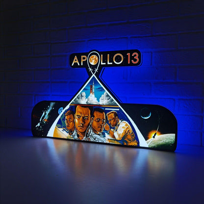 Premium Apollo 13 Pinball Top LED Light Box USB Powered Fully Dimmable - FYLZGO Signs