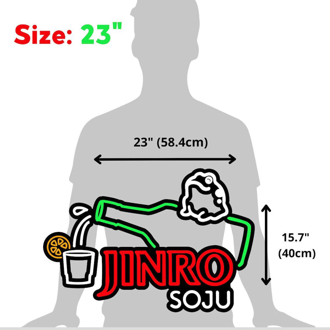 Jinro SoJu Sign, Pub Beer Signs, Home Bar Party Decor, Basement Bar Light - FYLZGO Signs