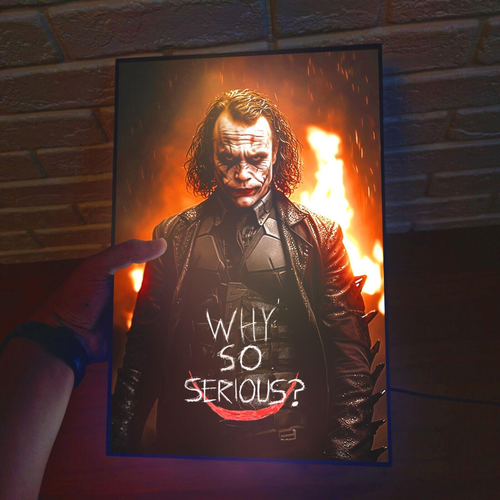 Joker Movie Poster from an Alternative Reality Heath Ledger Inspire - FYLZGO Signs