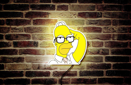 The Simpsons 3D Printed LED Lightbox - Choose Your Favorite Design! - FYLZGO Signs