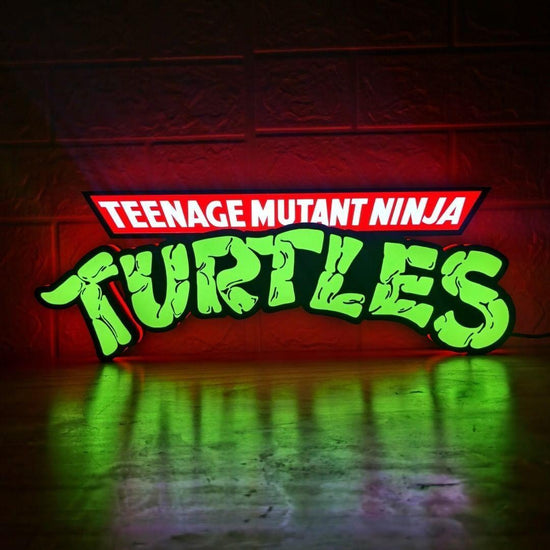 TMNT Teenage Mutant Ninja Turtle led sign 3D light box Fully Dimmable & Powered by USB - FYLZGO Signs