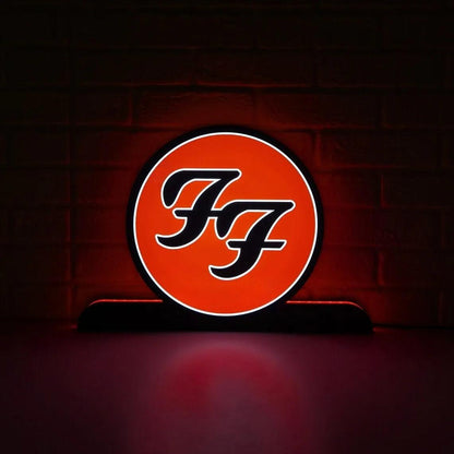 Rock Out with the Foo Fighters Pinball Topper LED Sign Dimmable & Powered by USB - FYLZGO Signs