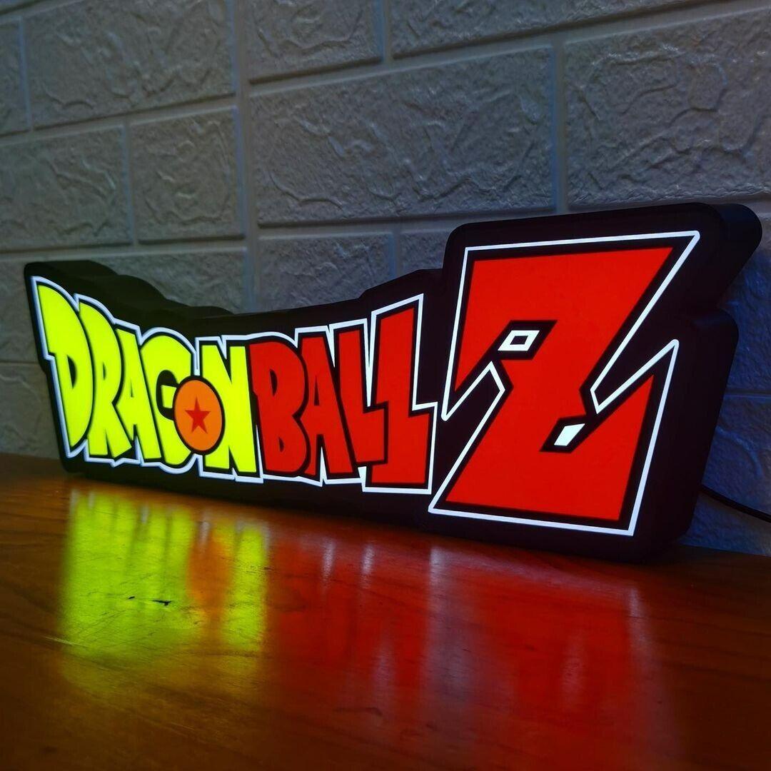 Dragonball Z 3D printed LED light box, USB powered, with dimming Man Cave - FYLZGO Signs