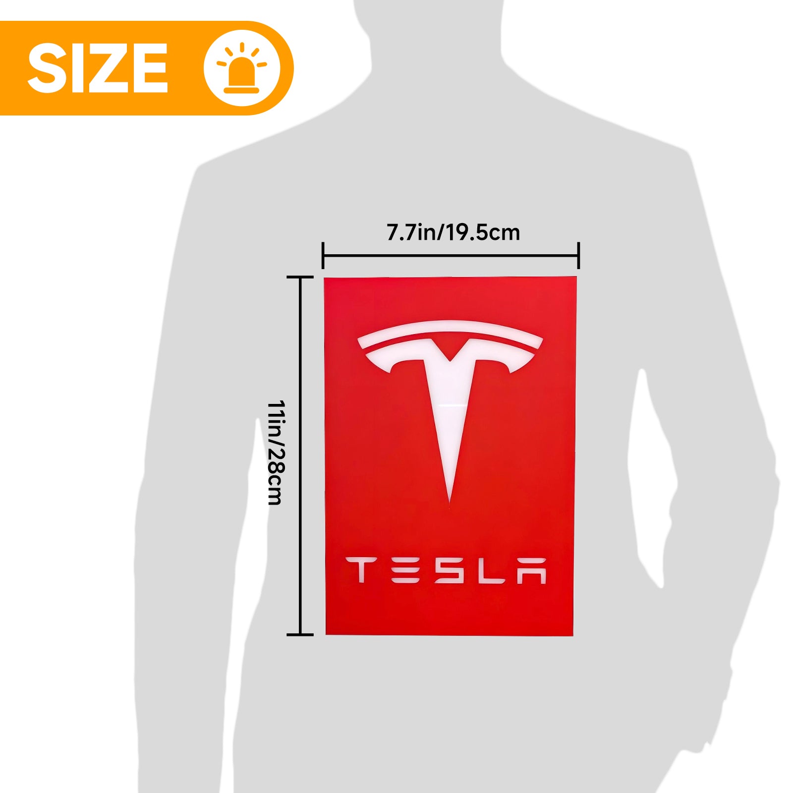 Tesla LED Lightbox, Garage Sign and Garage Decor for Tesla Model 3, Cyber Truck, Gift for men and Fathers Day Gift