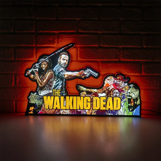 Rare Walking Dead Pinball Top LED Light Box Collector's Dream Survive