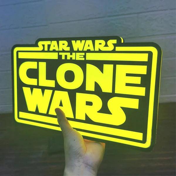 Star Wars Lightbox, Clone Wars Design LED Lightbox Powered by USB - FYLZGO Signs