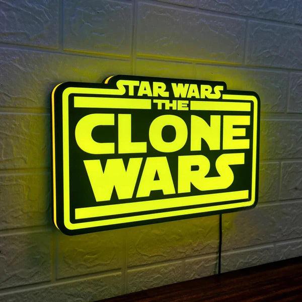 Star Wars Lightbox, Clone Wars Design LED Lightbox Powered by USB - FYLZGO Signs