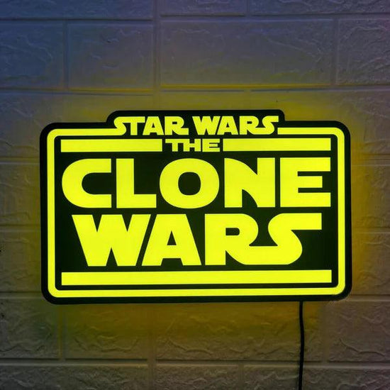 Star Wars Lightbox, Clone Wars Design LED Lightbox Powered by USB - FYLZGO Signs