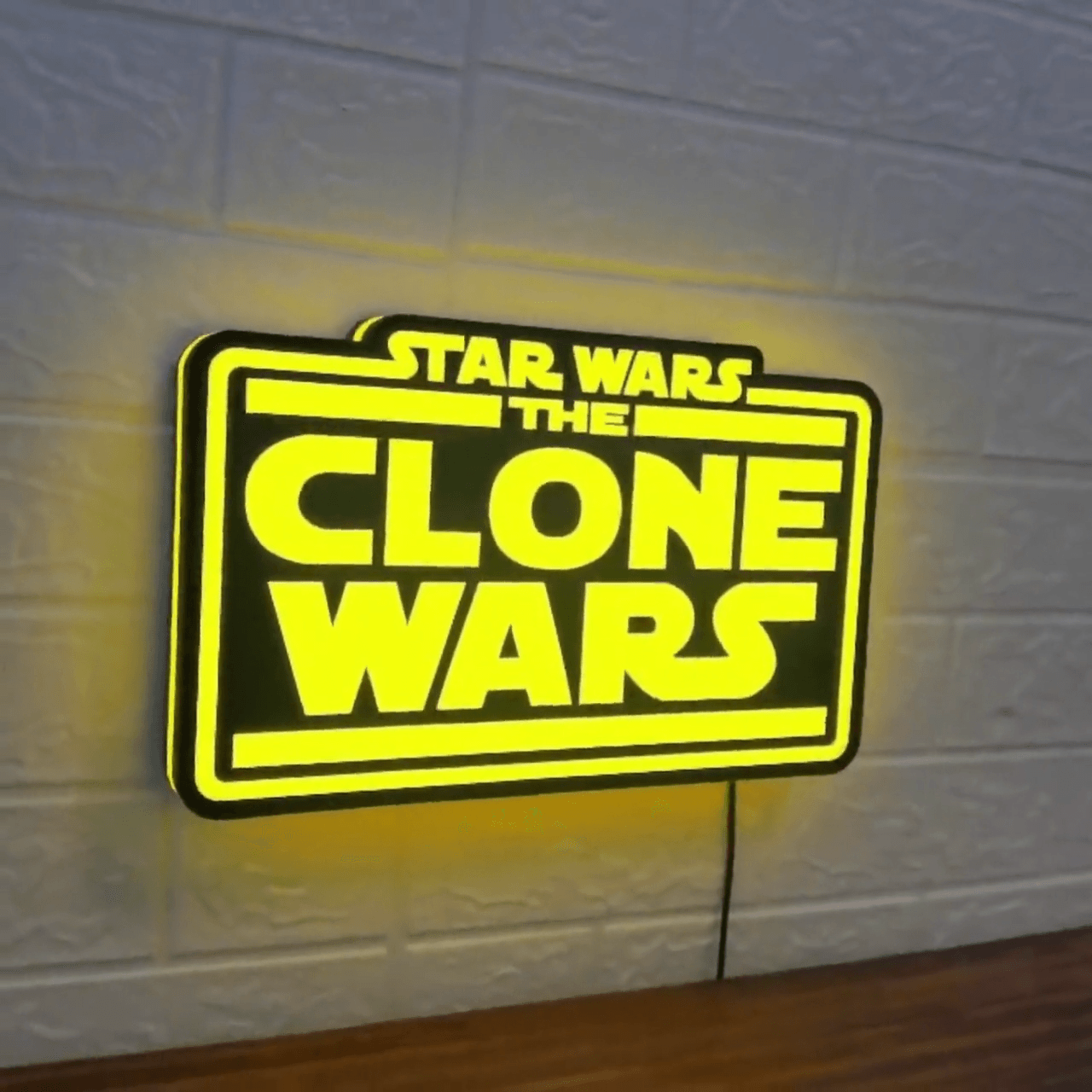 Star Wars Lightbox, Clone Wars Design LED Lightbox Powered by USB - FYLZGO Signs